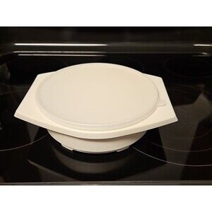 Vintage Tupperware #785-1 Tortilla / Pita Keeper with lid Almond